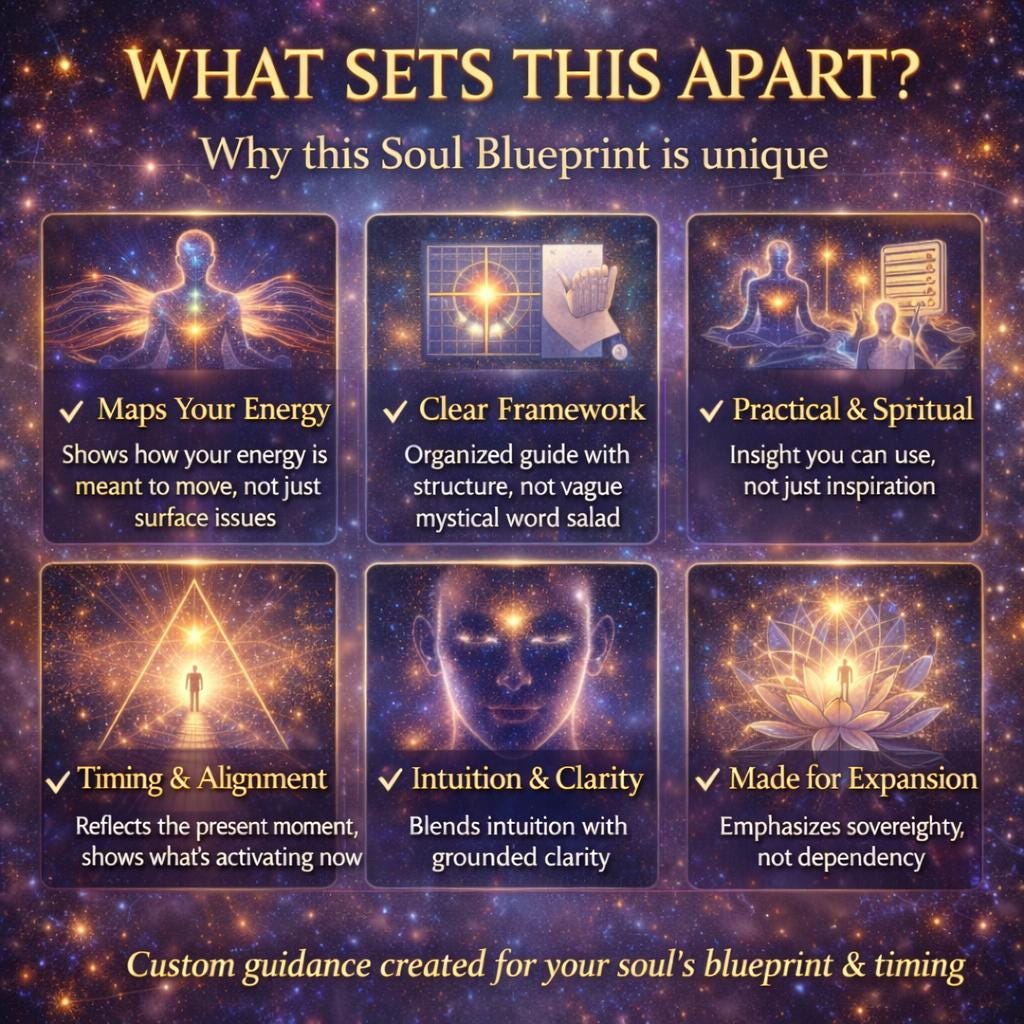 Soul Blueprint Reading | Life Purpose, Past Life, Spiritual Guidance (PDF)