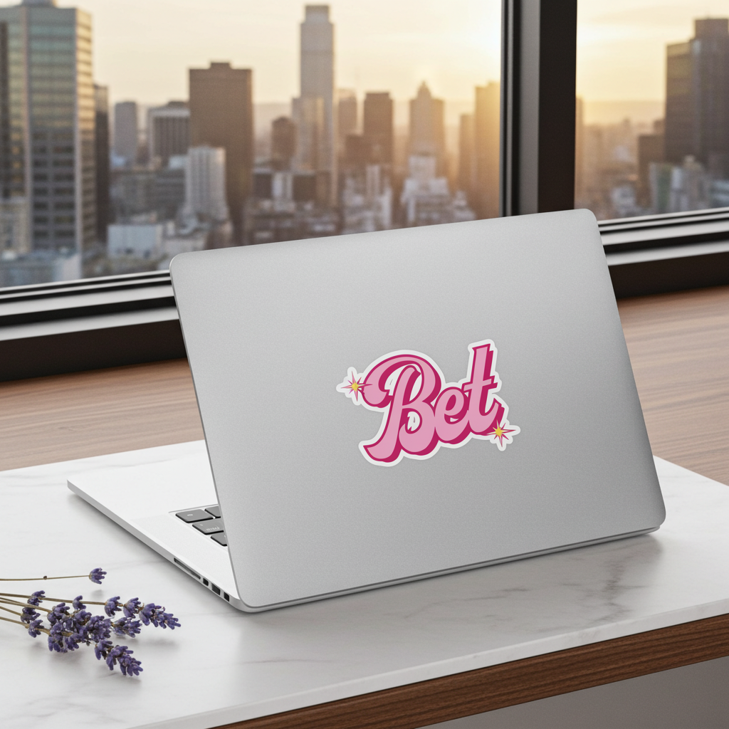 "Bet" Mackenzie Shirilla Bubble-free Stickers