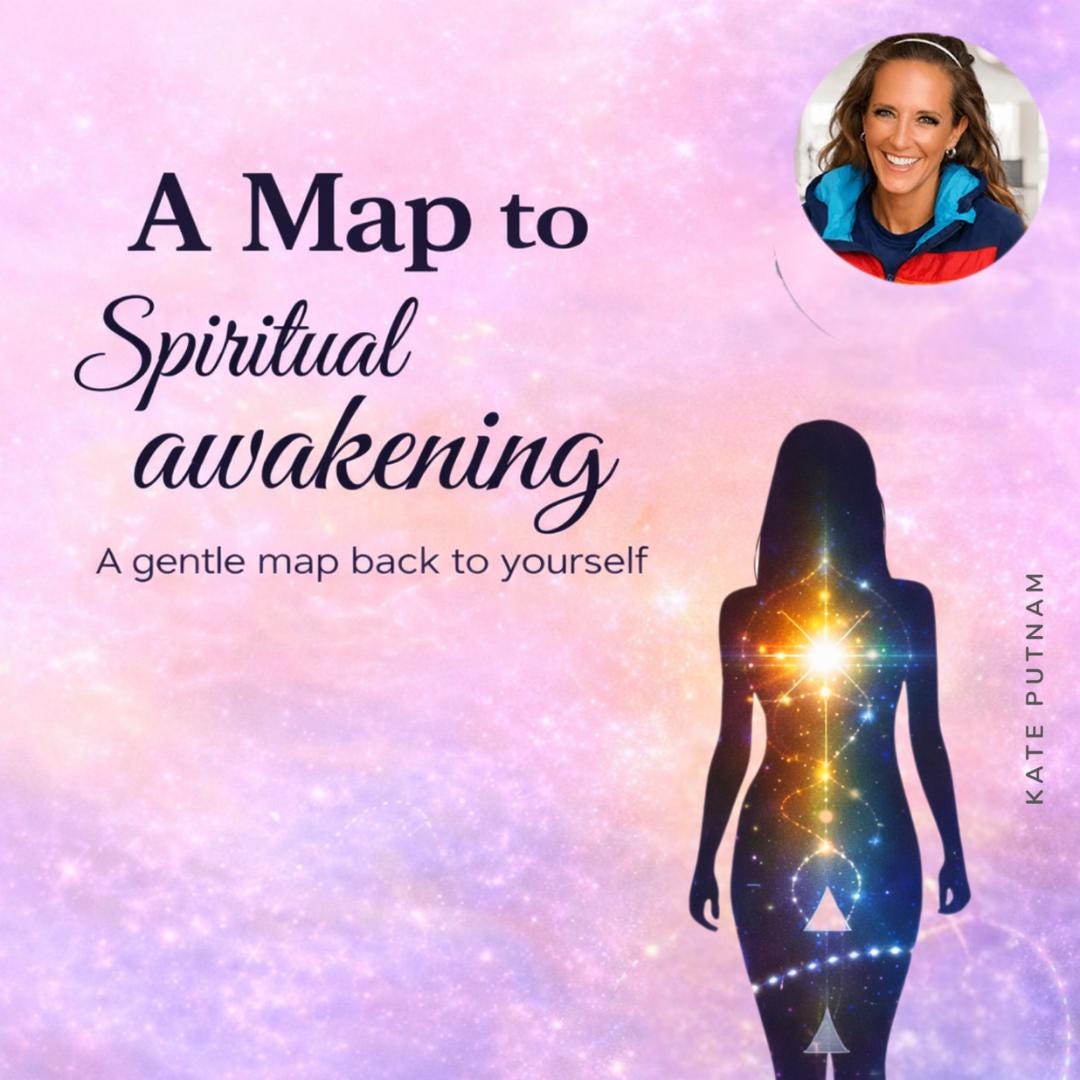 Spiritual Awakening Map, Self Love Guide, Healing Journey Prompts (Digital PDF)