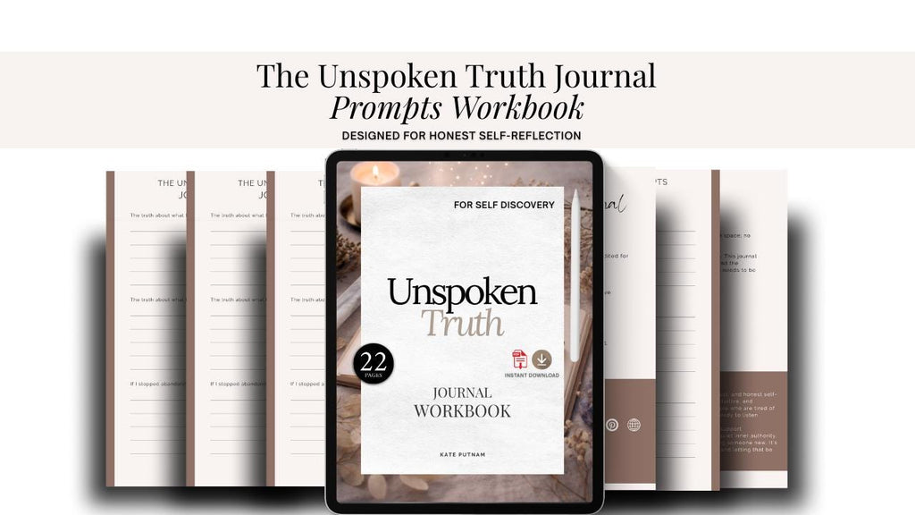 Shadow Work Journal Prompts Workbook • 45 Trauma-Safe Prompts • Printable PDF