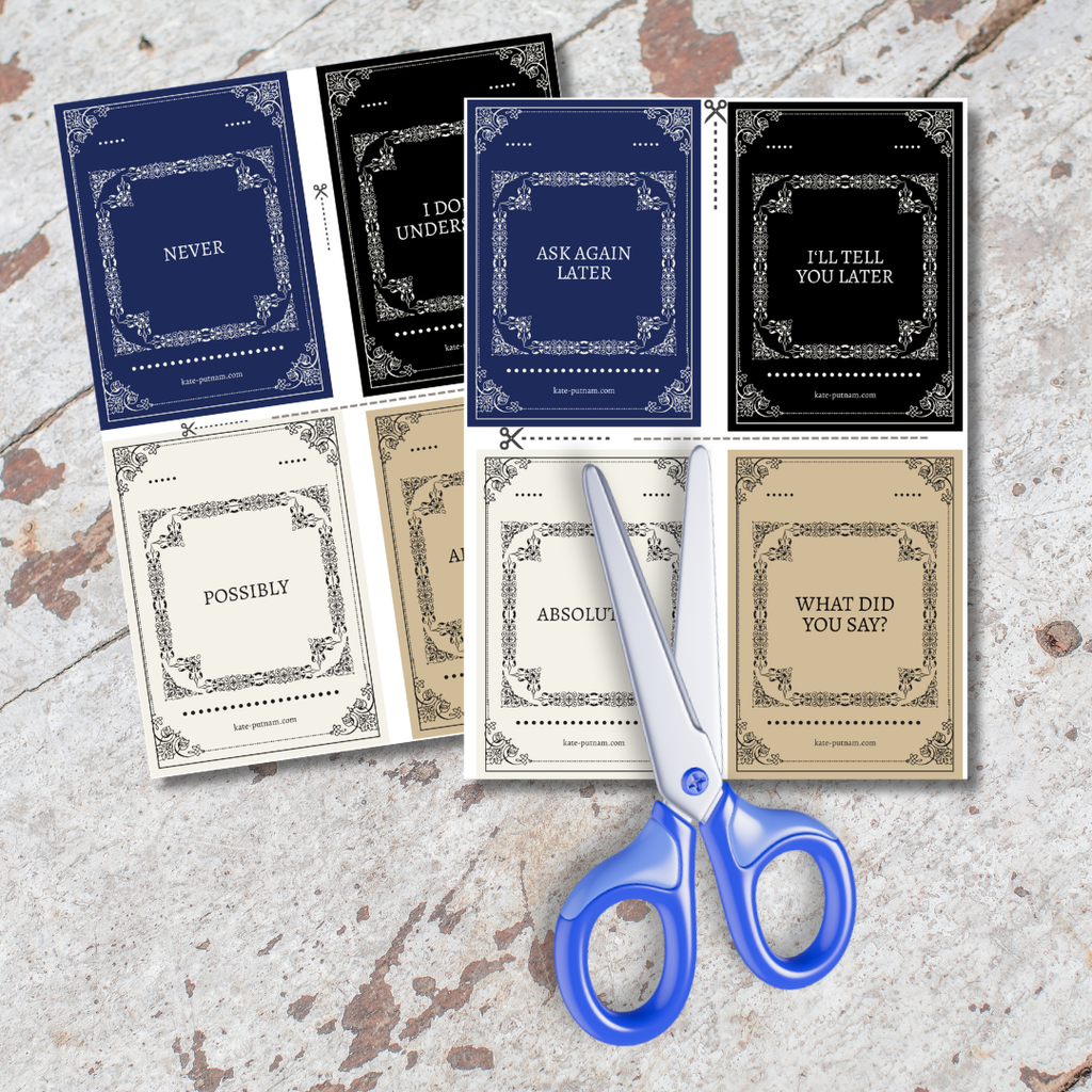 108 Instant Answers Oracle Deck | Yes No Printable Oracle Cards | Digital Download