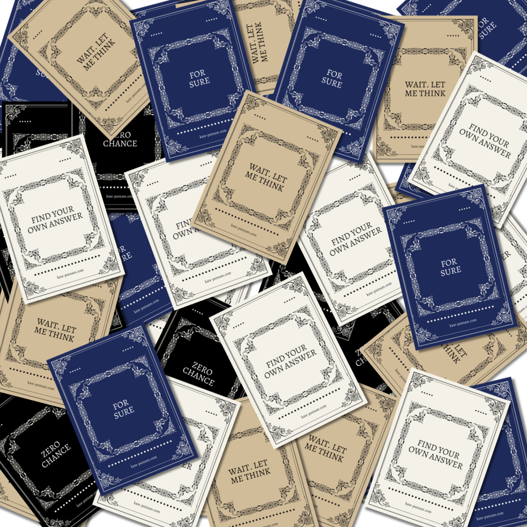 108 Instant Answers Oracle Deck | Yes No Printable Oracle Cards | Digital Download