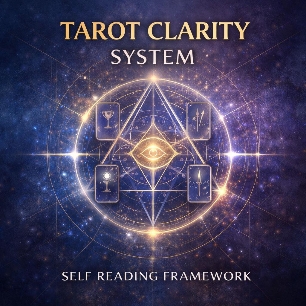 Tarot Spread Workbook | Shadow Work & Self-Reflection PDF Journal | Digital Download
