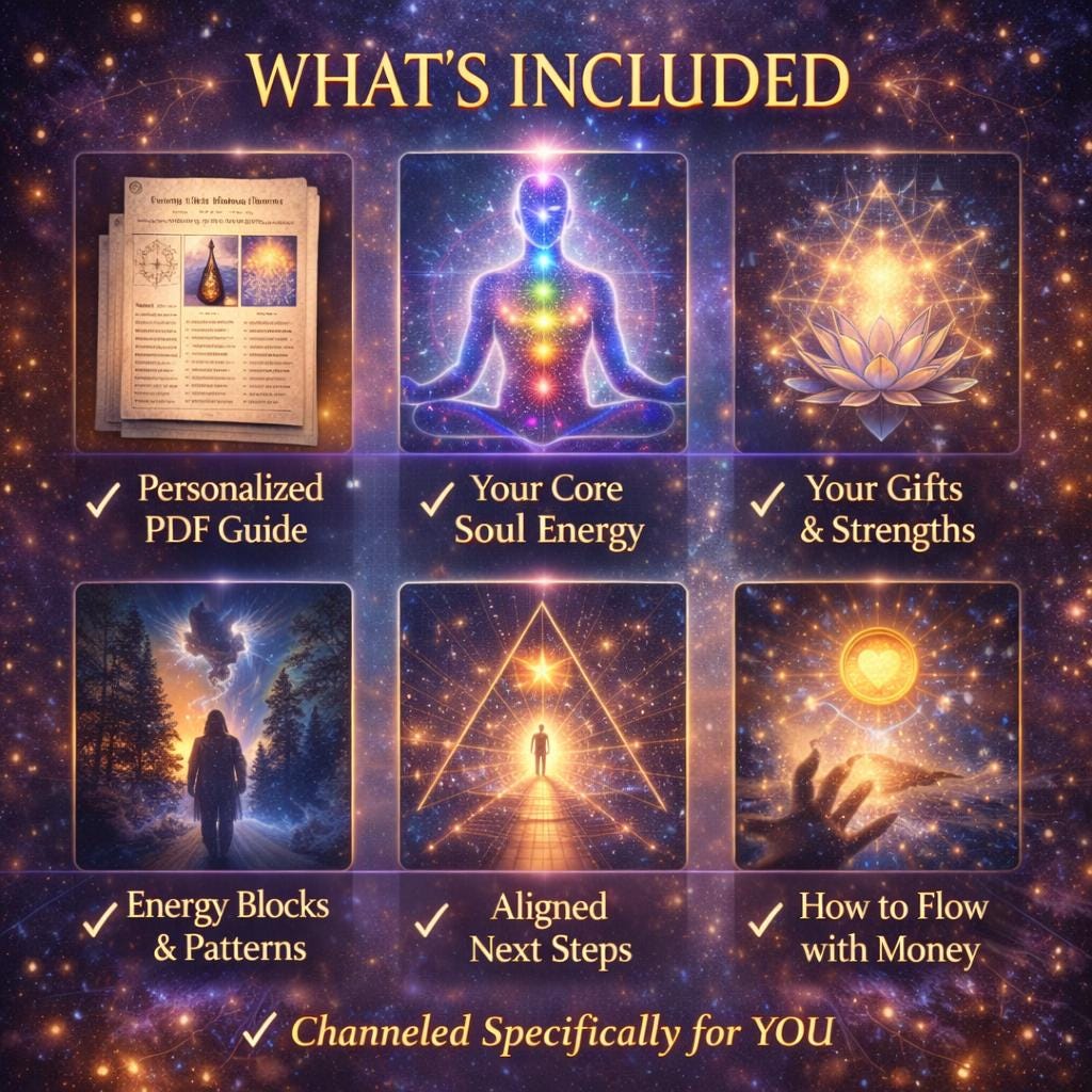 Soul Blueprint Reading | Life Purpose, Past Life, Spiritual Guidance (PDF)