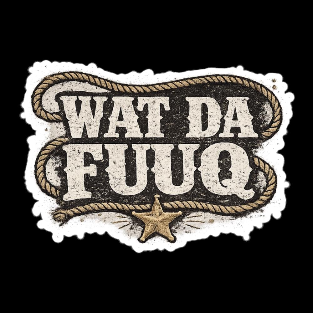 What Da FUUQ Bubble Free Sticker | Mackenzie Shirilla | Funny Stuff