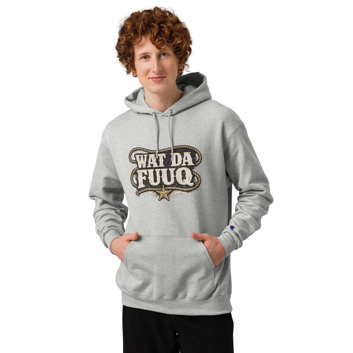 What Da FUUK Unisex Champion Hoodie | Mackenzie Shirilla