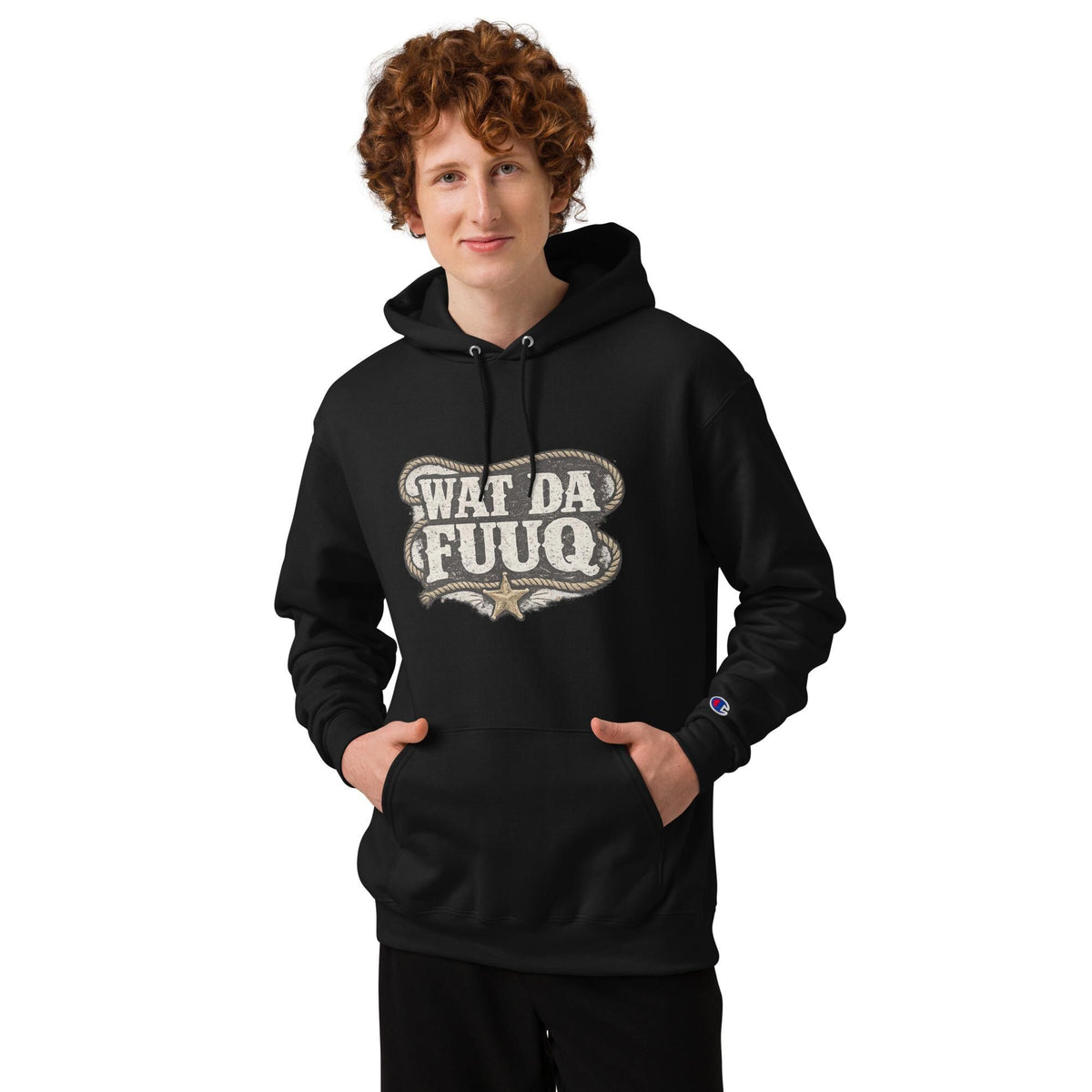 What Da FUUK Unisex Champion Hoodie | Mackenzie Shirilla