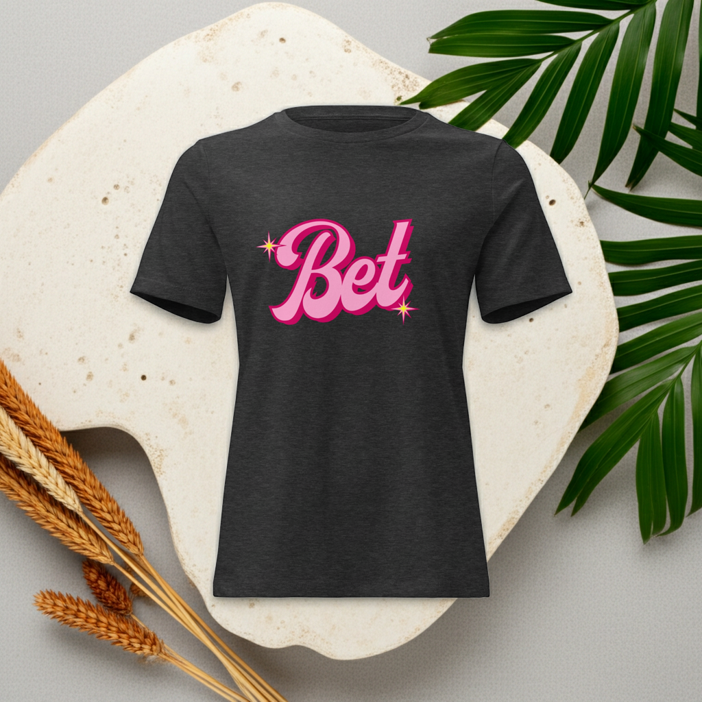 "Bet" Mackenzie Shirilla Women's Relaxed T-Shirt