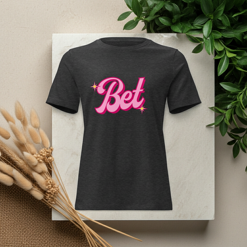 "Bet" Mackenzie Shirilla Women's Relaxed T-Shirt